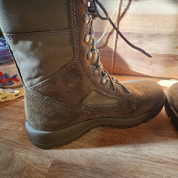Bates Tactical Combat Boots Men\'s 7.5 W E27501C Olive Green Vibram Sole main image 4